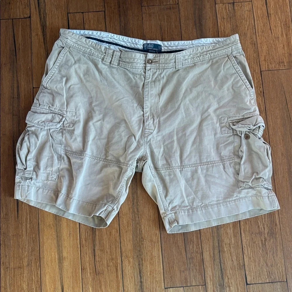 Ralph Lauren Polo Big Man Men’s Khaki Chino Shorts Size 50B Big